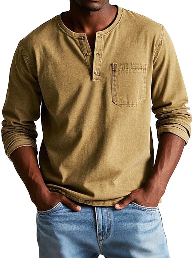 Frederik | Vintage Henley-Shirt