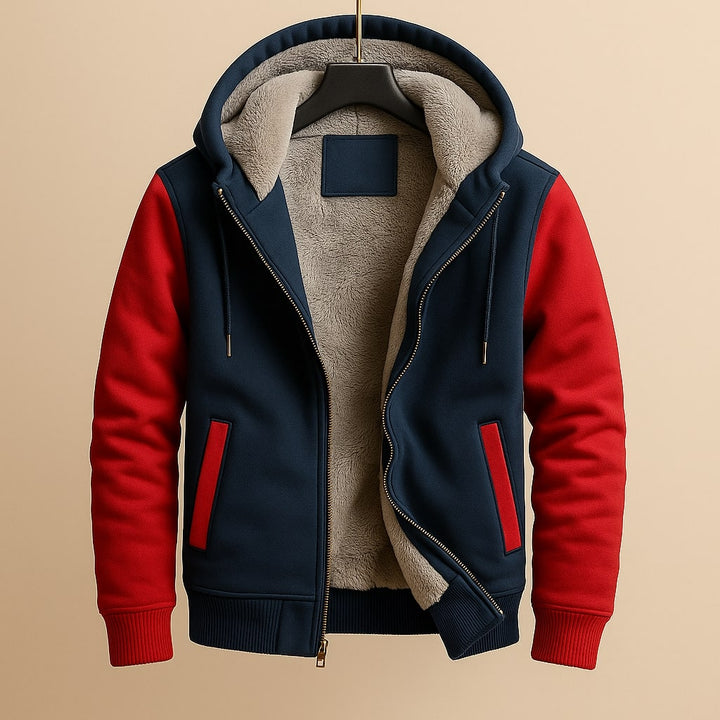 Strukturierte Jacke für kaltes Wetter