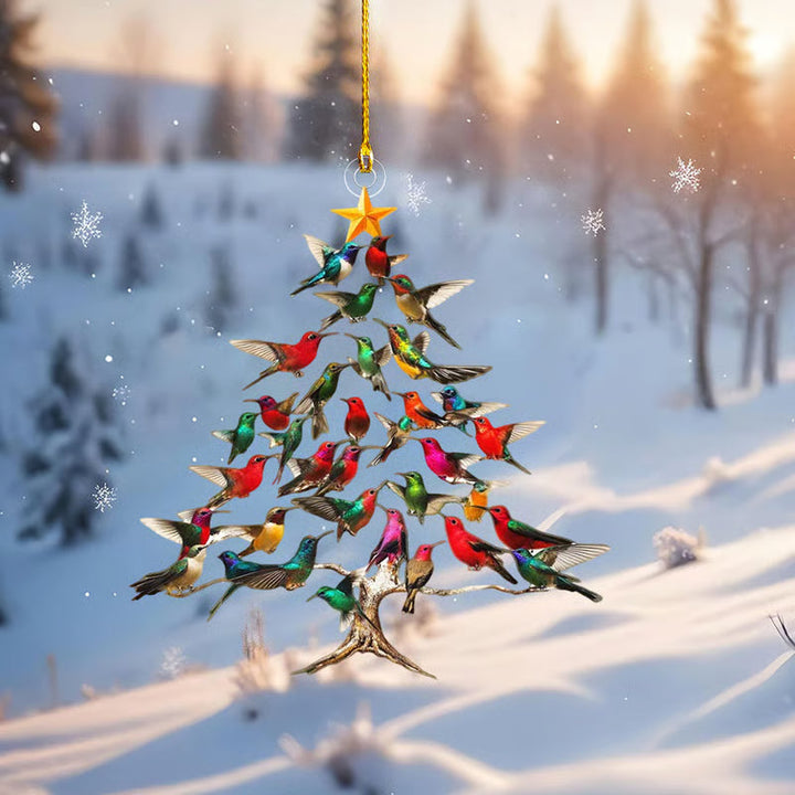 Kristall-Weihnachtsvögel – ein funkelndes Symbol für weihnachtliche Wärme