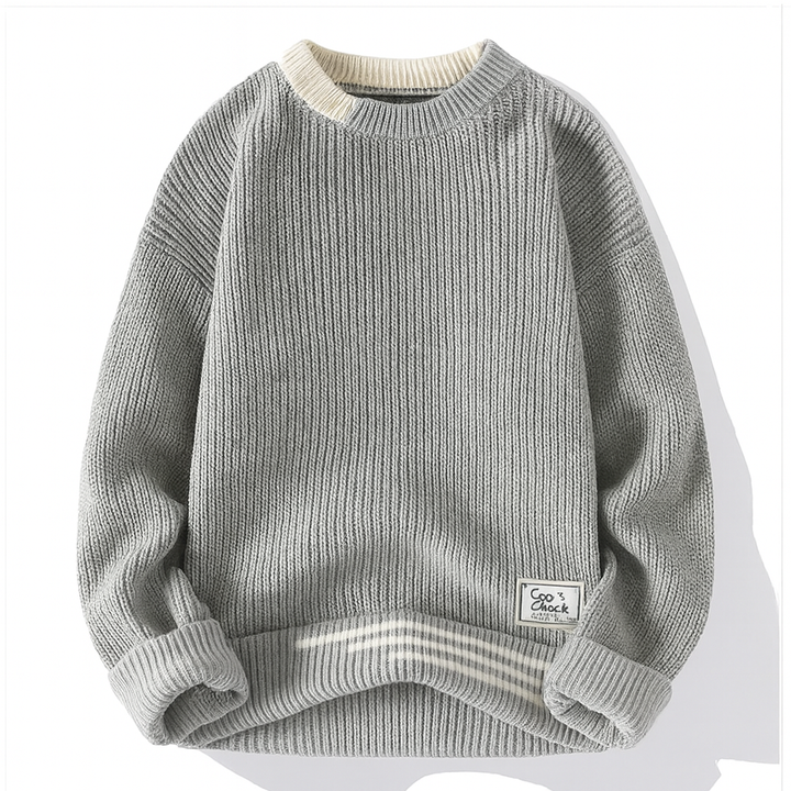 Smart Casual Color-Block-Strick