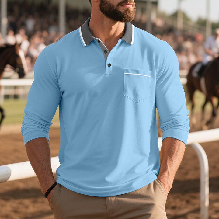 Herren-Poloshirt mit Langarm – Eleganz, Komfort & moderner Stil