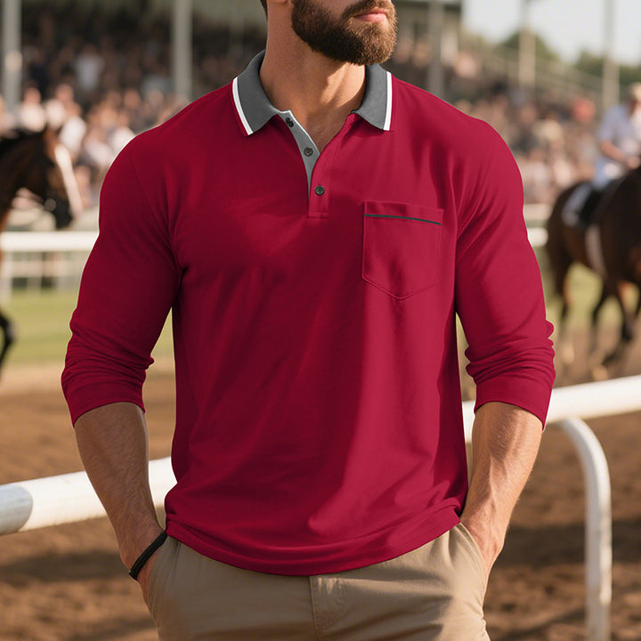 Herren-Poloshirt mit Langarm – Eleganz, Komfort & moderner Stil