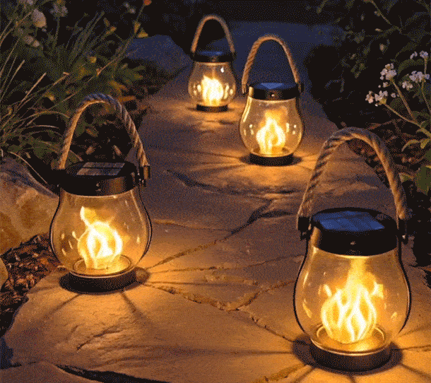 🌟 Solar-Laterne – warmes Licht für dunkle Tage