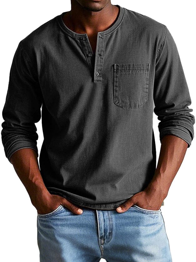 Frederik | Vintage Henley-Shirt