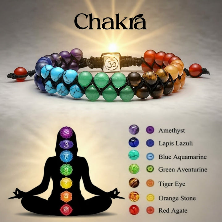 ✨ Chakra-Energie-Armband – Gleichgewicht & innere Ruhe