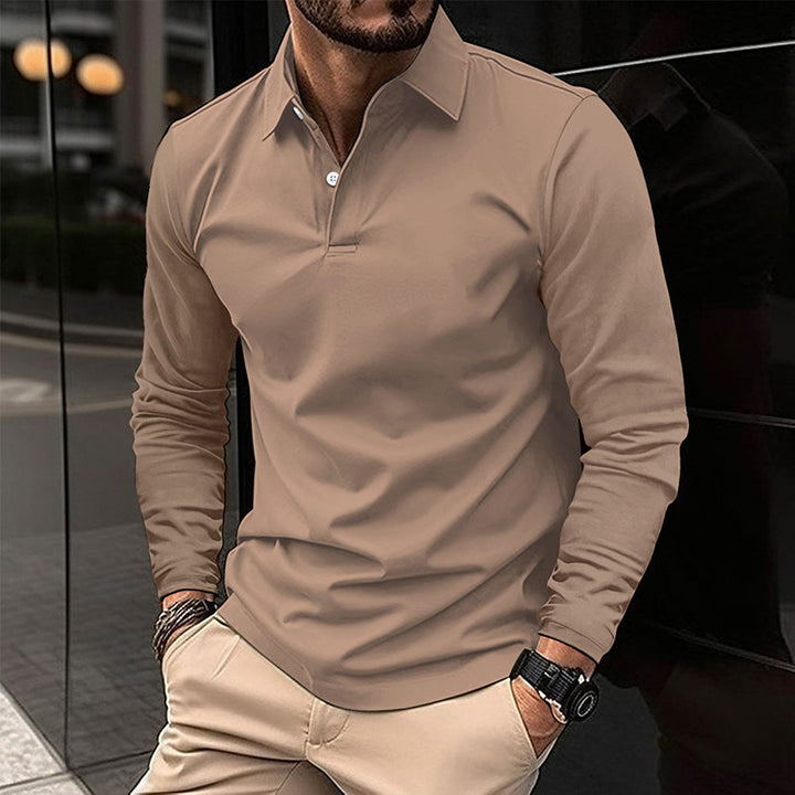 👔 Elegantes Herren-Poloshirt mit Langarm – Schlicht. Modern. Selbstbewusst.