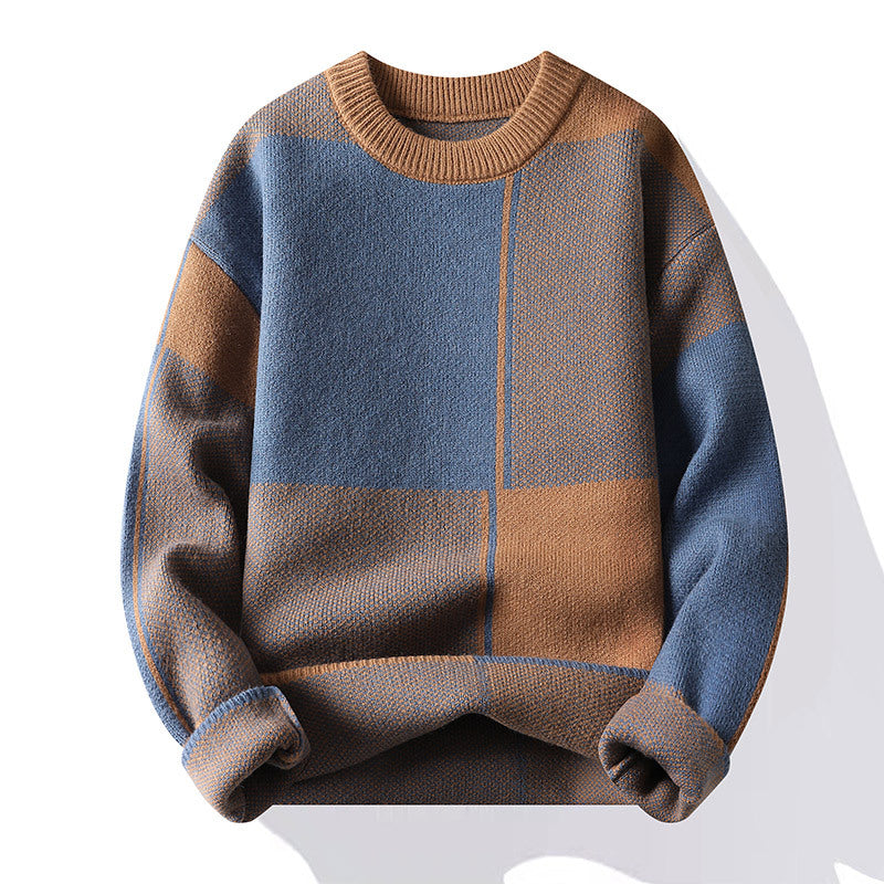 PatchKnit™ – Farbblock-Pullover mit modernem Design