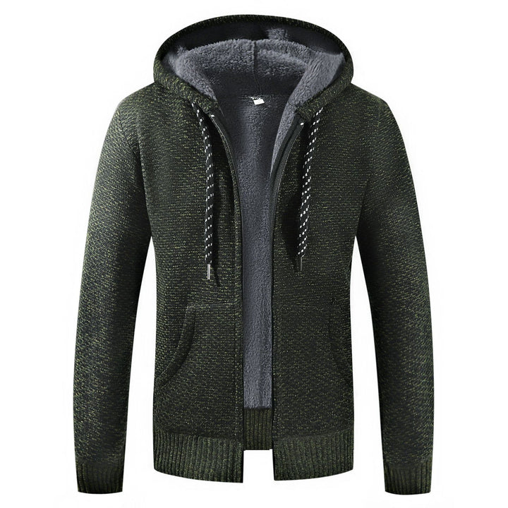 Warme Strickjacke mit Fleece – Stil trifft Komfort