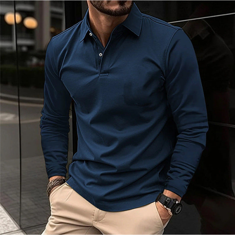 👔 Elegantes Herren-Poloshirt mit Langarm – Schlicht. Modern. Selbstbewusst.