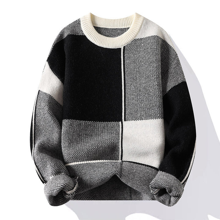 PatchKnit™ – Farbblock-Pullover mit modernem Design