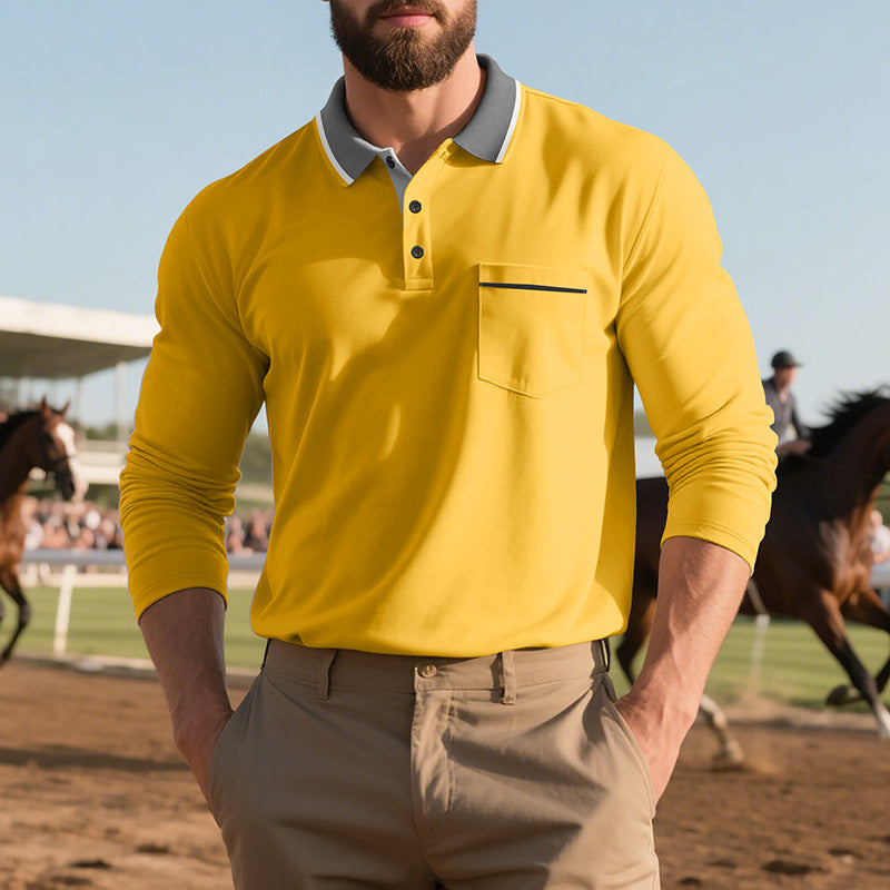 Herren-Poloshirt mit Langarm – Eleganz, Komfort & moderner Stil