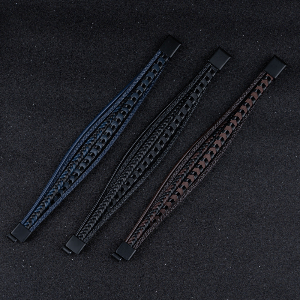 Lederarmband für Herren – robust, stilvoll und zeitlos (1+1 gratis)