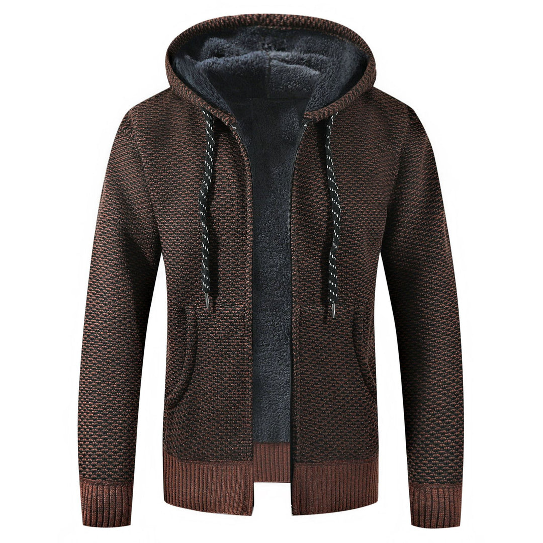 Warme Strickjacke mit Fleece – Stil trifft Komfort