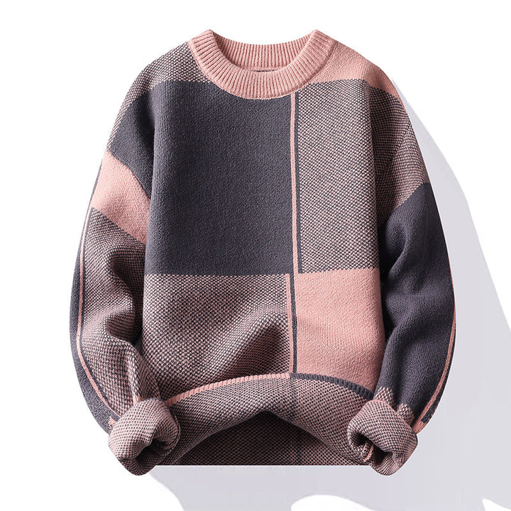 PatchKnit™ – Farbblock-Pullover mit modernem Design