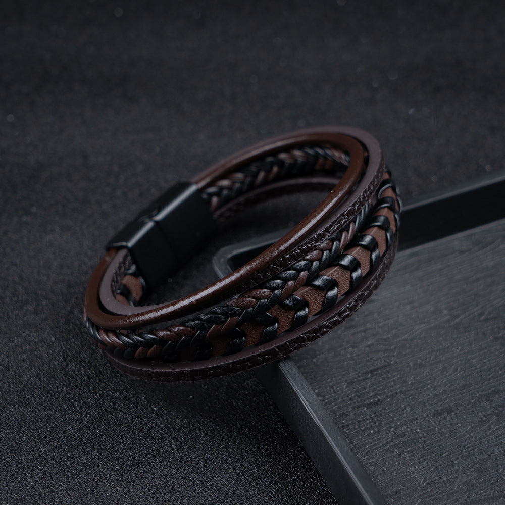 Lederarmband für Herren – robust, stilvoll und zeitlos (1+1 gratis)