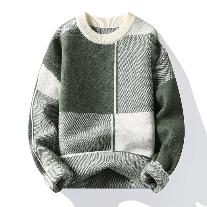 PatchKnit™ – Farbblock-Pullover mit modernem Design