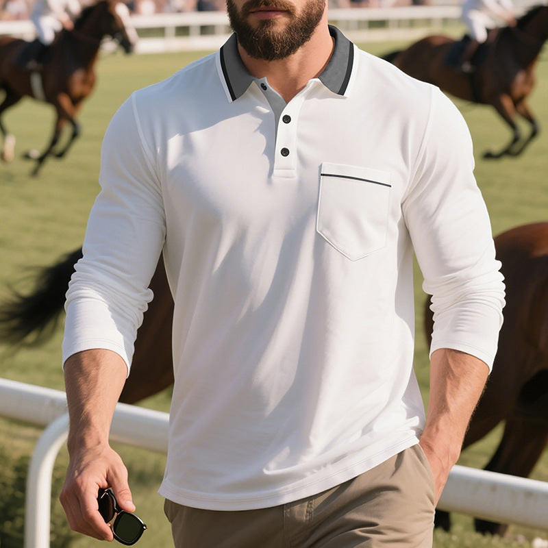 Herren-Poloshirt mit Langarm – Eleganz, Komfort & moderner Stil