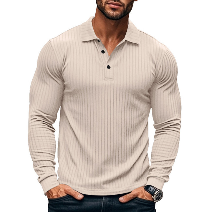 Geripptes Herren-Poloshirt – maskuliner Stil & moderner Komfort