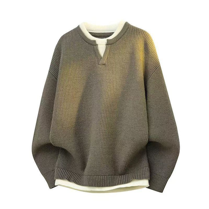 NordKnit™ – Minimalistischer Herrenpullover mit modernem Kragen