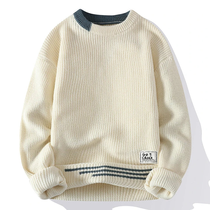 Smart Casual Color-Block-Strick