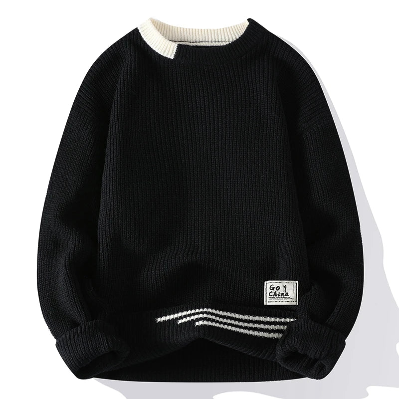 Smart Casual Color-Block-Strick