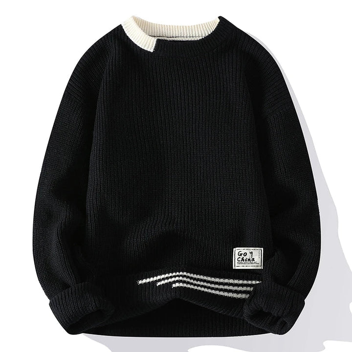 Smart Casual Color-Block-Strick