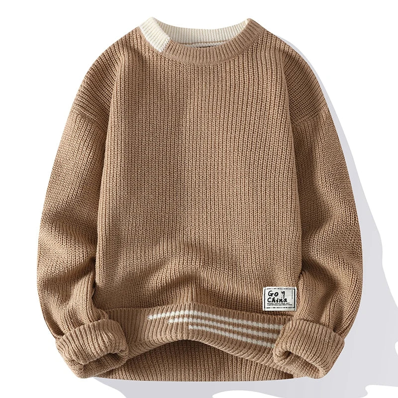 Smart Casual Color-Block-Strick