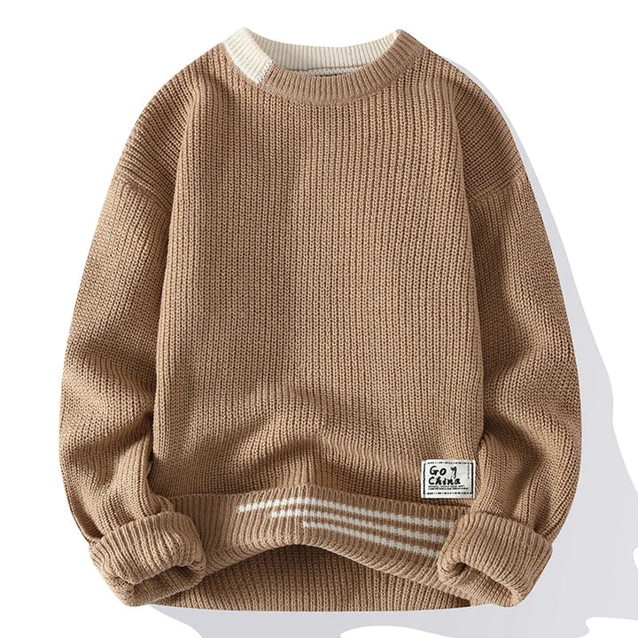 Smart Casual Color-Block-Strick