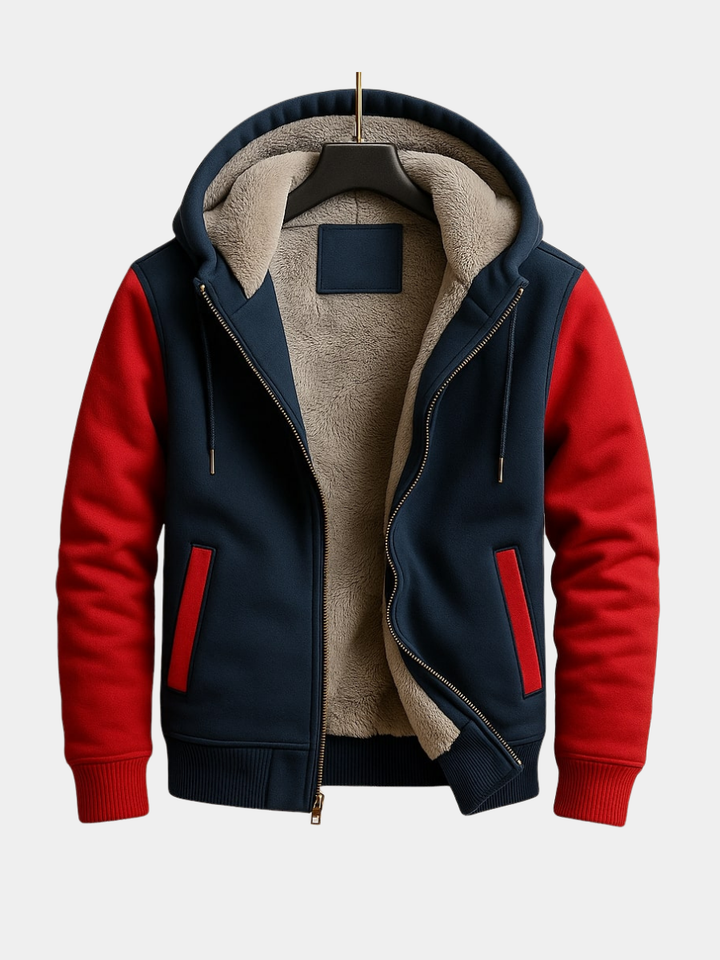 Strukturierte Jacke für kaltes Wetter
